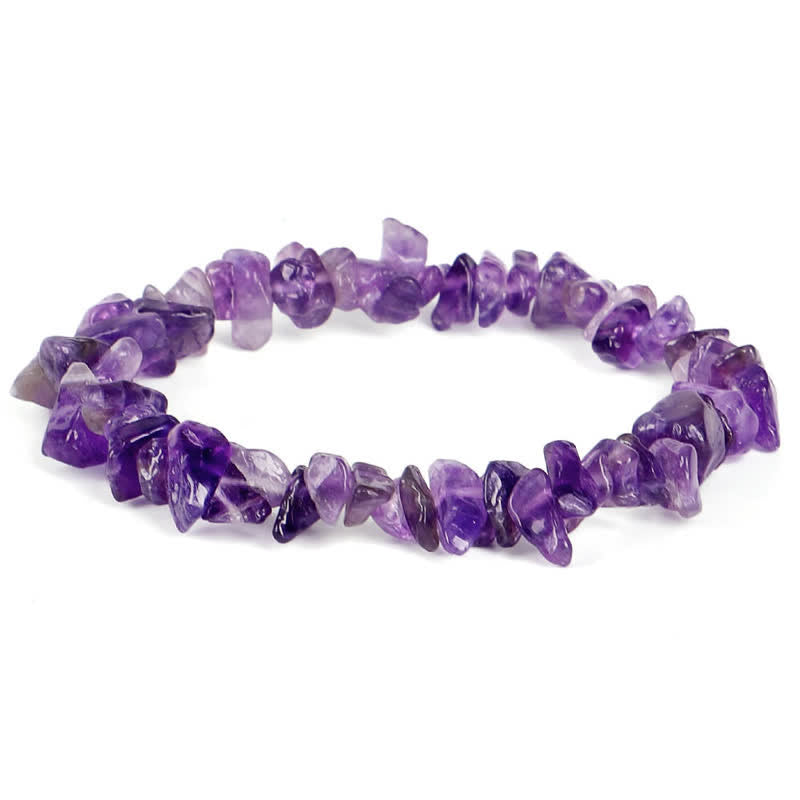 Buddha Stones Amethyst Lazurite Lapis Lazuli Various Crystal Stone Healing Positive Bracelet