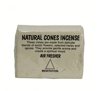 EverestArtStudios Natural Handmade Nepalese Cone Incense – Lotus Himalayan Incense Cones with Ceramic Holder, Meditation & Yoga Aromatherapy, Sandalwood, Night Queen & Floral Scents