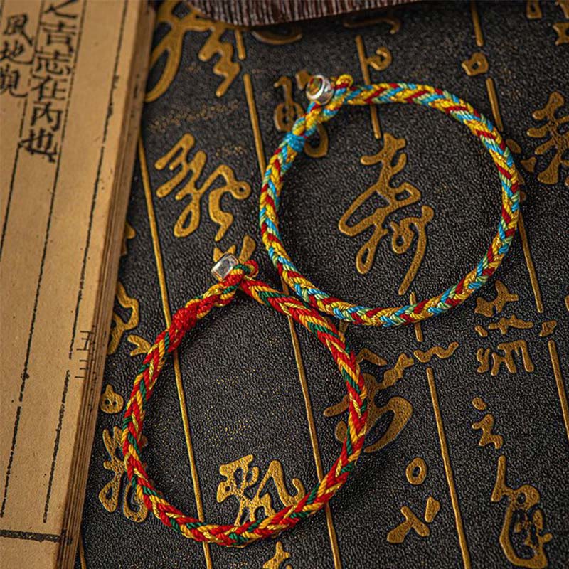 EverestArtstudios "May you be good fortune and success" Lucky Multicolored Bracelet