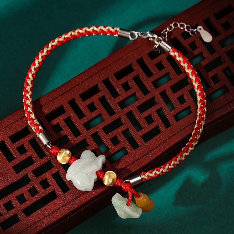 Pulsera tobillera jade zodiaco chino