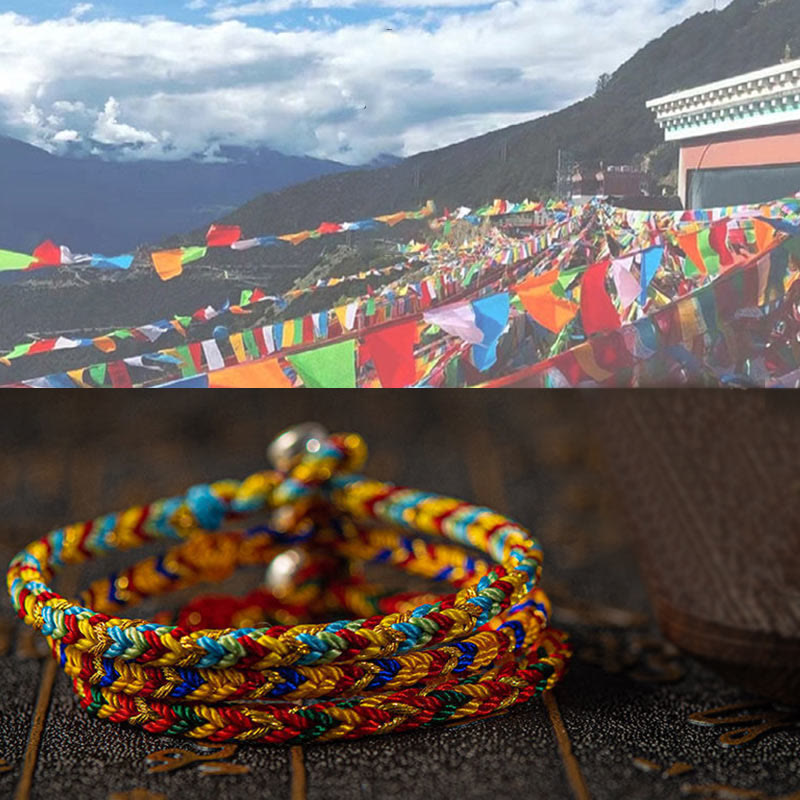 EverestArtstudios "May you be good fortune and success" Lucky Multicolored Bracelet