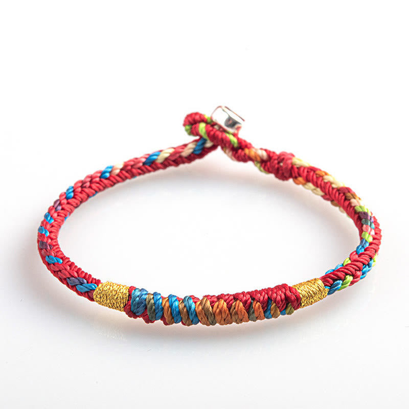 EverestArtstudios "May You Be Safe And Lucky In The Year Ahead" Multicolored Bracelet