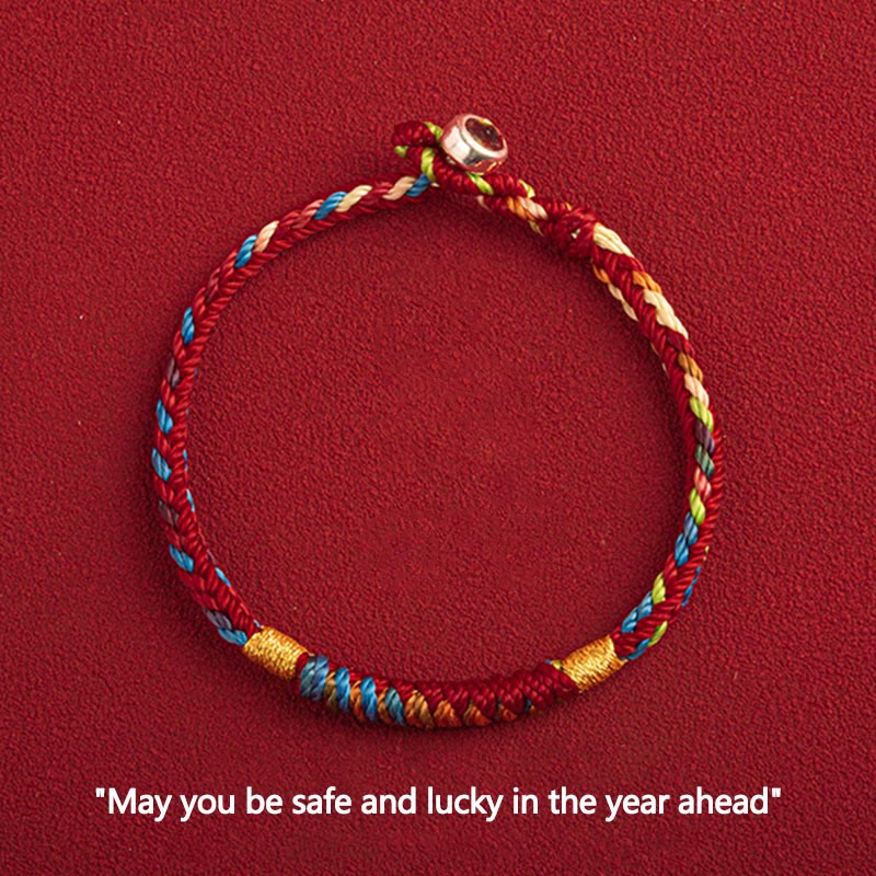 EverestArtstudios "May You Be Safe And Lucky In The Year Ahead" Multicolored Bracelet