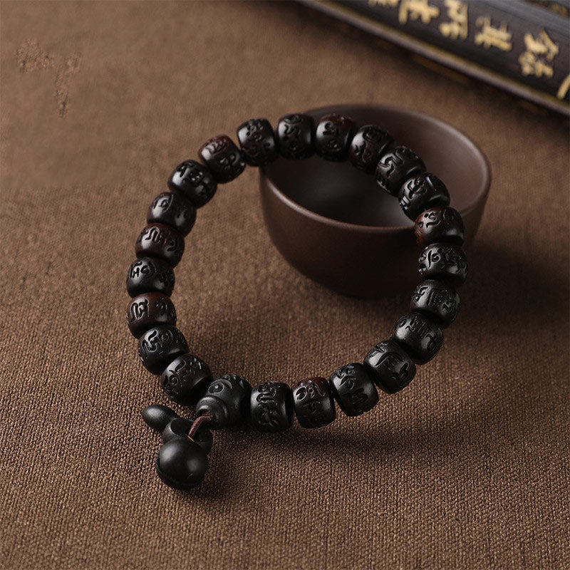 EverestArtStudios Tibetan Lightning Strike Wood Protection Bracelet