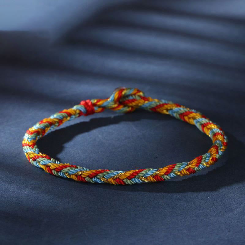 EverestArtstudios "May you be safe and sound all year round" Lucky Multicolored Bracelet