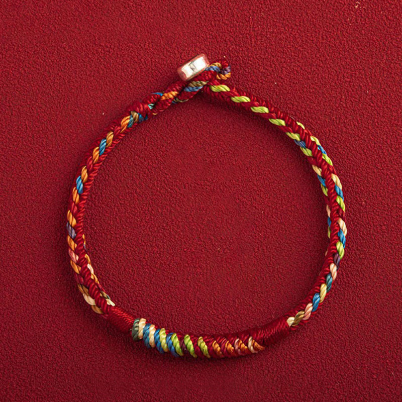 EverestArtstudios "May You Be Safe And Lucky In The Year Ahead" Multicolored Bracelet