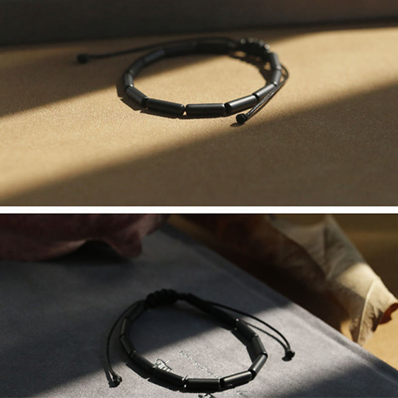 EverestArtStudios Black Onyx Bead Support Protection Bracelet