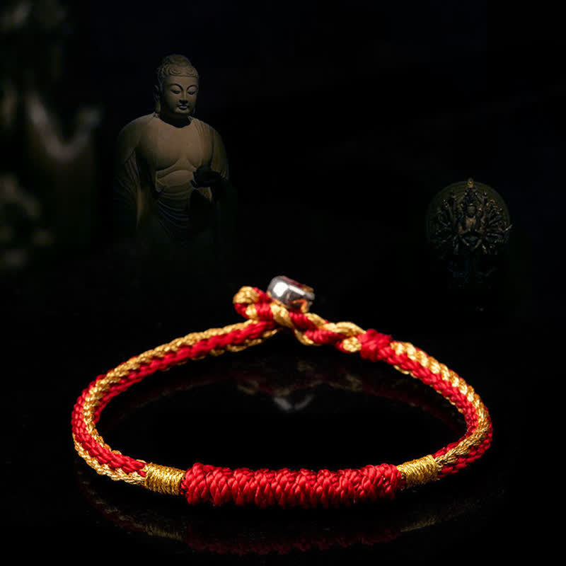 EverestArtstudios Tibetan Handmade Braid Luck String Protection Bracelet