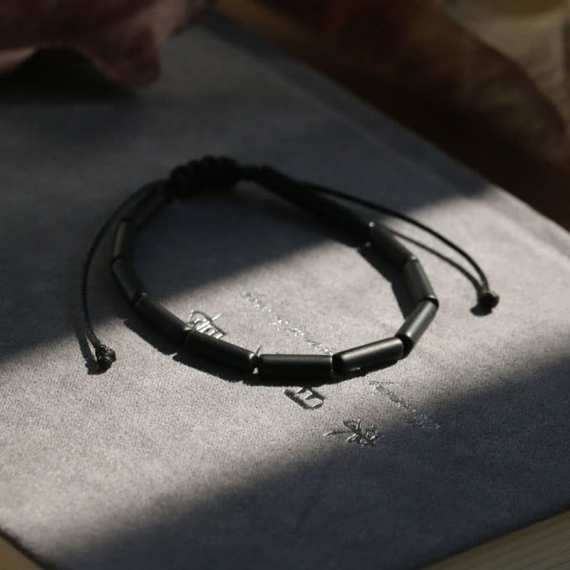 EverestArtStudios Black Onyx Bead Support Protection Bracelet