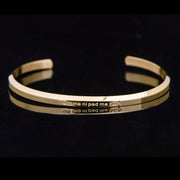 Buddha Stones Six True Words Engraving Titanium Steel Blessing Protection Bracelet