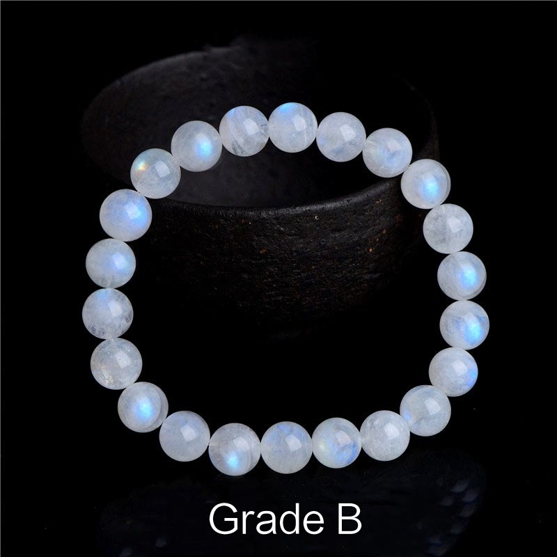 EverestArtStudios Natural Moonstone Prosperity Bracelet