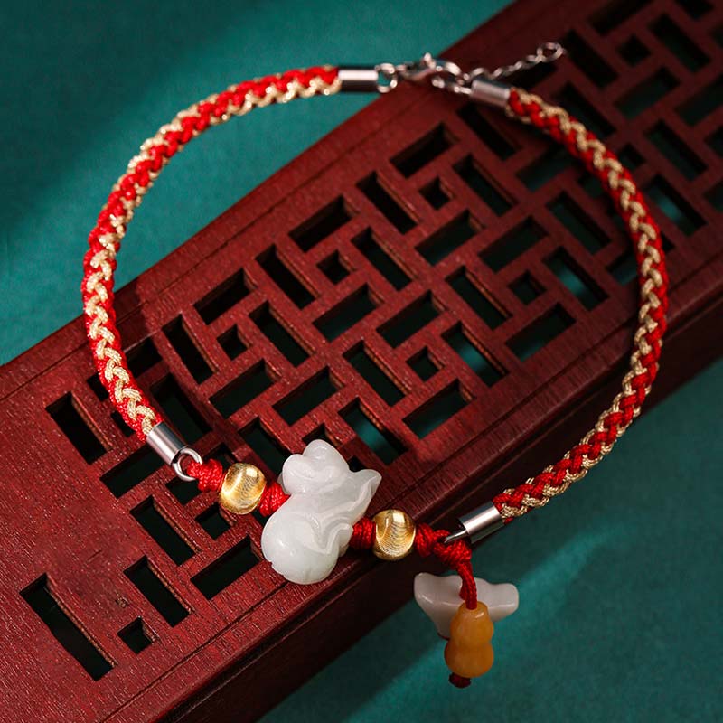 Pulsera tobillera jade zodiaco chino