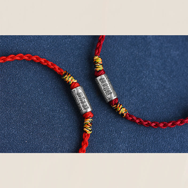 EverestArtstudios Handcrafted 925 Sterling Silver Everything Goes Well Design Protection Strength Bracelet Anklet
