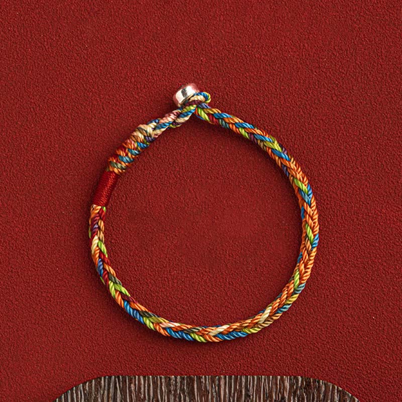 EverestArtStudios "May you be healthy and happy" Lucky Multicolored Bracelet