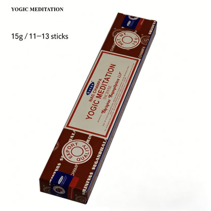 Authentic Nag Champa Sai Baba Incense | Natural Indian Sandalwood & Floral Aroma | 15g / 40g Packs | Meditation & Relaxation Incense Sticks