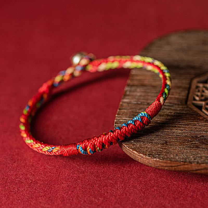 EverestArtstudios Handmade Five Color Thread Protection Bracelet