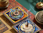 Tibetan Mandala Incense Holder