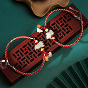 Pulsera tobillera jade zodiaco chino
