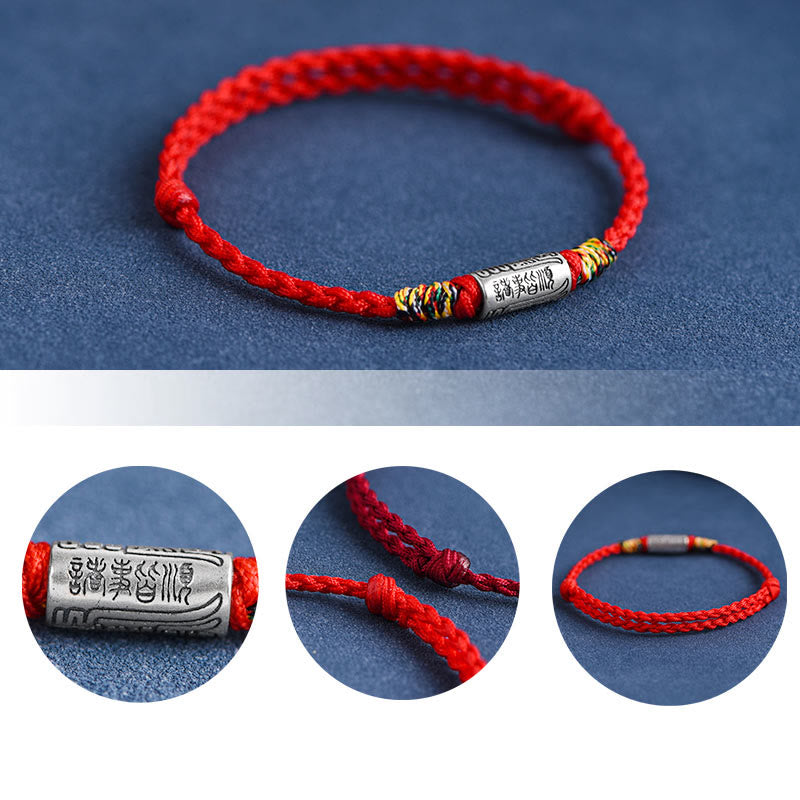 EverestArtstudios Handcrafted 925 Sterling Silver Everything Goes Well Design Protection Strength Bracelet Anklet