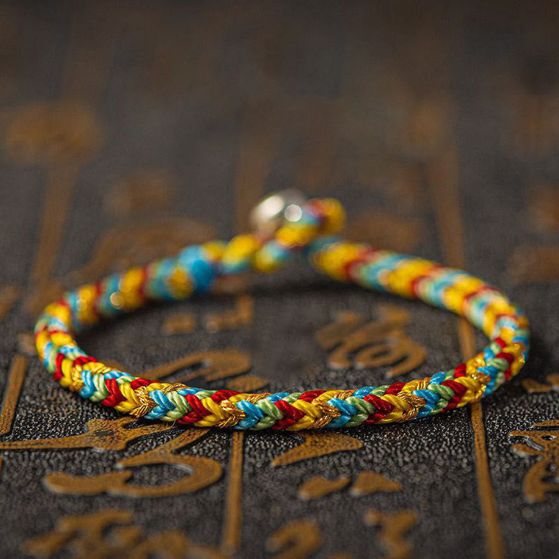 EverestArtstudios "May you be good fortune and success" Lucky Multicolored Bracelet