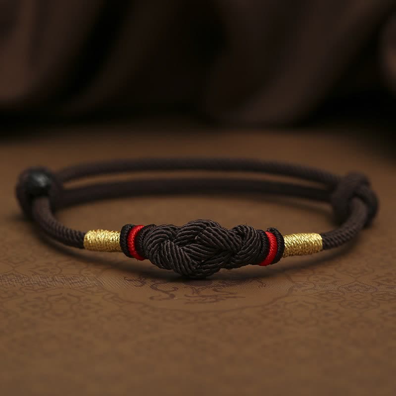 EverestArtStudios Red String Jade Luck Fortune Knot Braided Couple Bracelet
