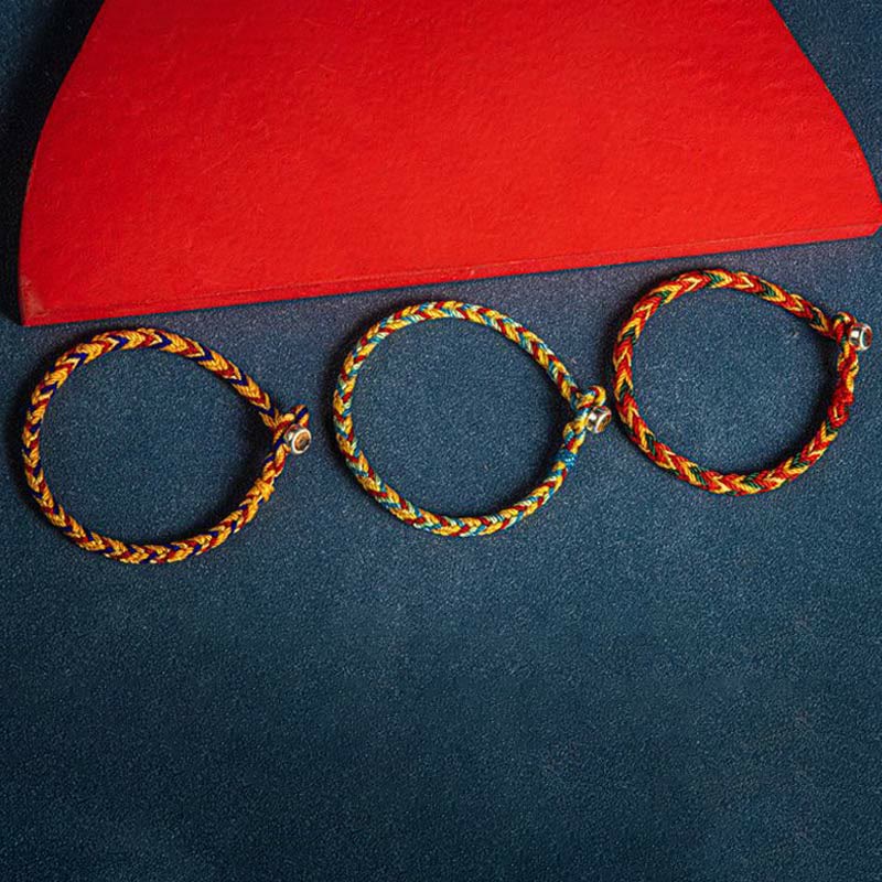 EverestArtstudios "May you be safe and sound all year round" Lucky Multicolored Bracelet