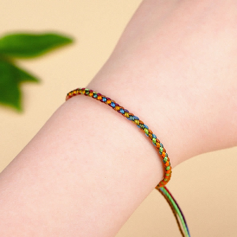 EverestArtstudios "May all your wishes come true" Lucky Multicolored Bracelet