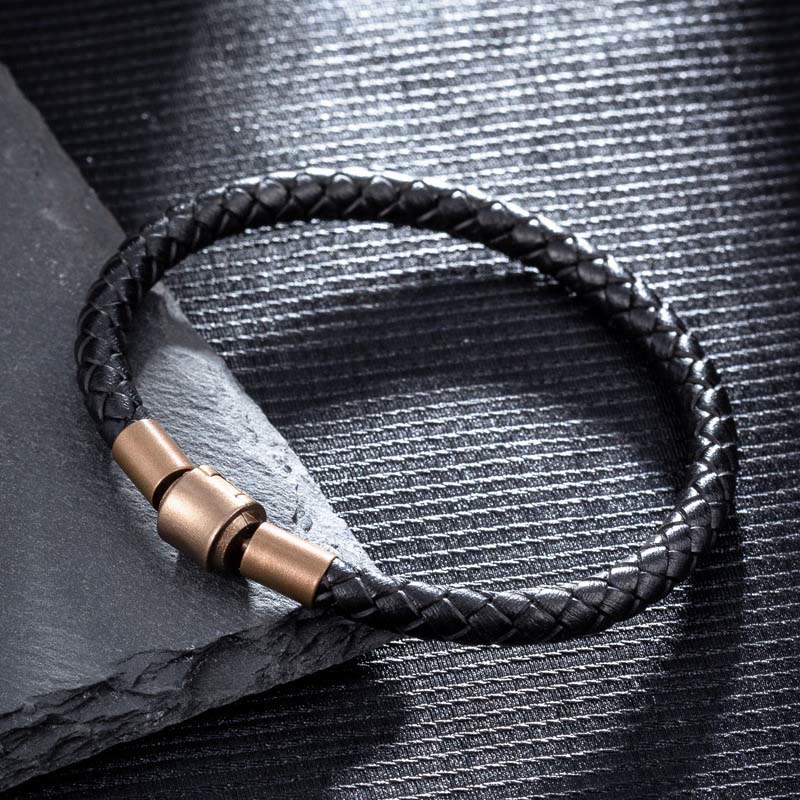 EverestArtstudios Vintage Leather Rope Luck Braid String Bracelet