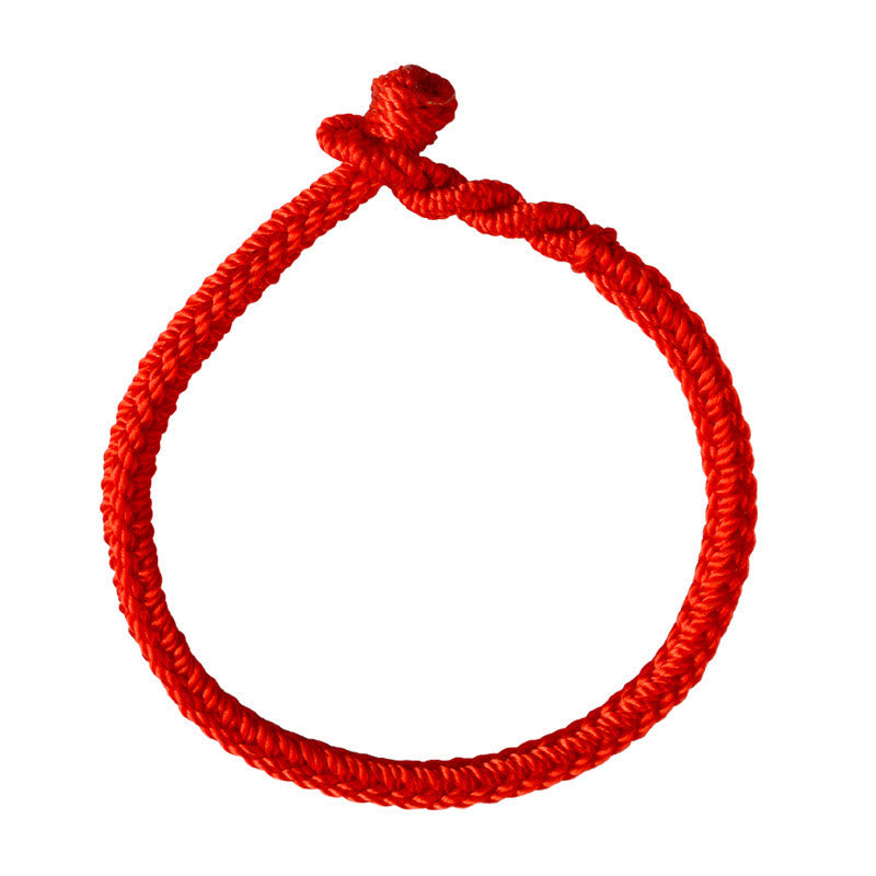 EverestArtStudios Tibetan Handmade Eight Thread Peace Knot Protection Braided String Bracelet
