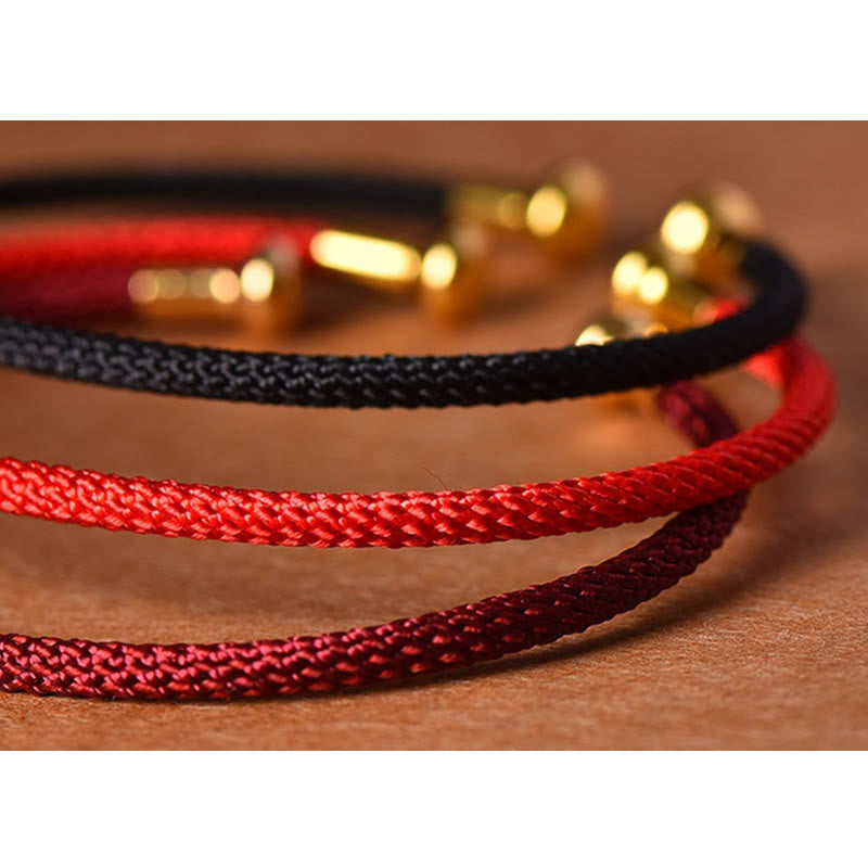EverestArtstudios Simple Design Handmade Luck Braid String Cuff Bracelet