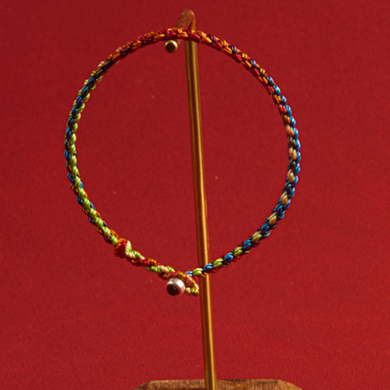 EverestArtstudios "May you be blessed with peace and safety in all four seasons" Lucky Multicolored Bracelet