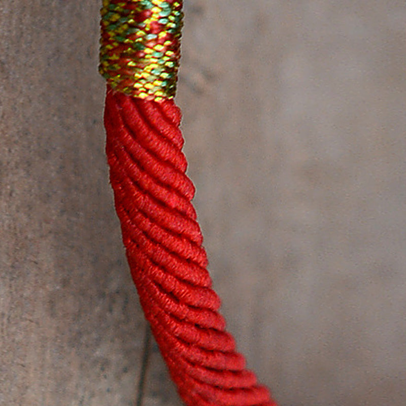 EverestArtstudios 24K Gold-Plated PiXiu Luck Red String Bracelet