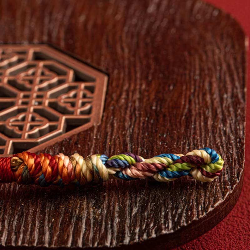 EverestArtStudios "May you be healthy and happy" Lucky Multicolored Bracelet
