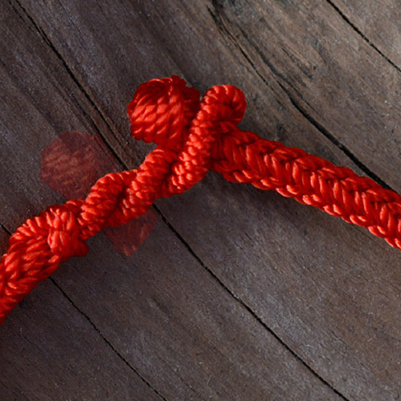EverestArtStudios Tibetan Handmade Eight Thread Peace Knot Protection Braided String Bracelet