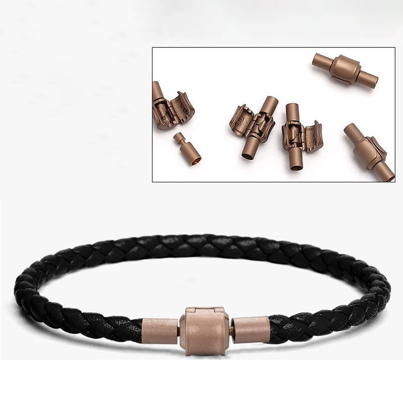 EverestArtstudios Vintage Leather Rope Luck Braid String Bracelet
