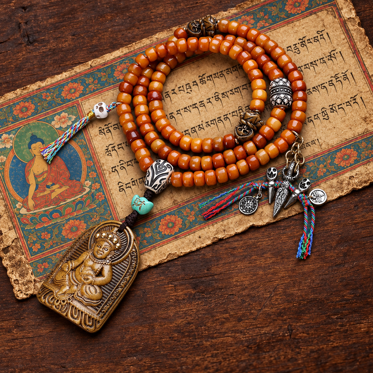 Mala 108 yack divinité chameau
