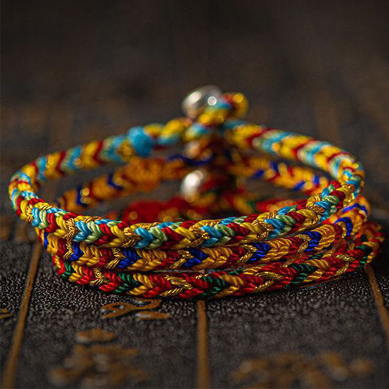 EverestArtstudios "May you be good fortune and success" Lucky Multicolored Bracelet