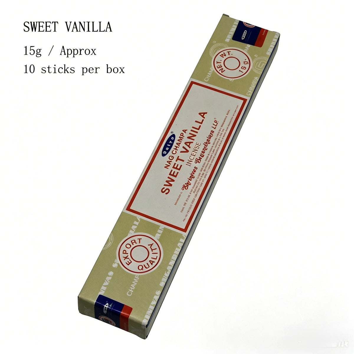Authentic Nag Champa Sai Baba Incense | Natural Indian Sandalwood & Floral Aroma | 15g / 40g Packs | Meditation & Relaxation Incense Sticks