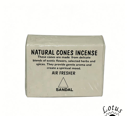 EverestArtStudios Natural Handmade Nepalese Cone Incense – Lotus Himalayan Incense Cones with Ceramic Holder, Meditation & Yoga Aromatherapy, Sandalwood, Night Queen & Floral Scents