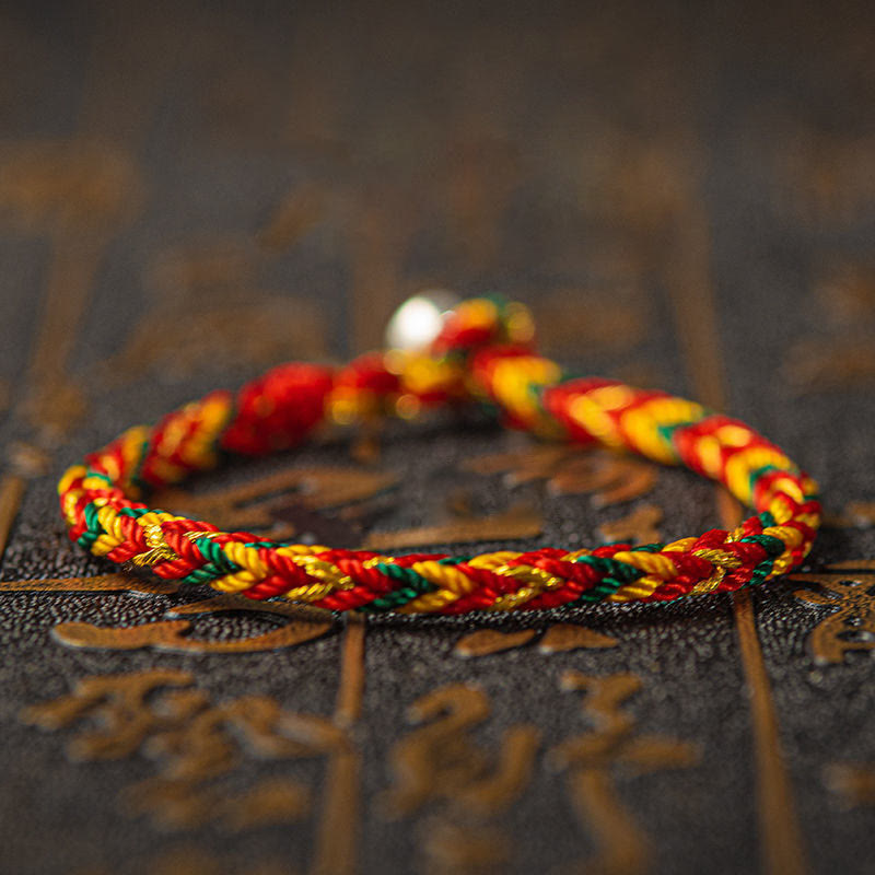 EverestArtstudios "May you be good fortune and success" Lucky Multicolored Bracelet