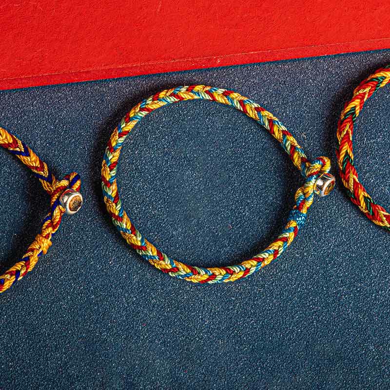 EverestArtstudios "May you be safe and sound all year round" Lucky Multicolored Bracelet