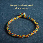 EverestArtstudios "May you be safe and sound all year round" Lucky Multicolored Bracelet