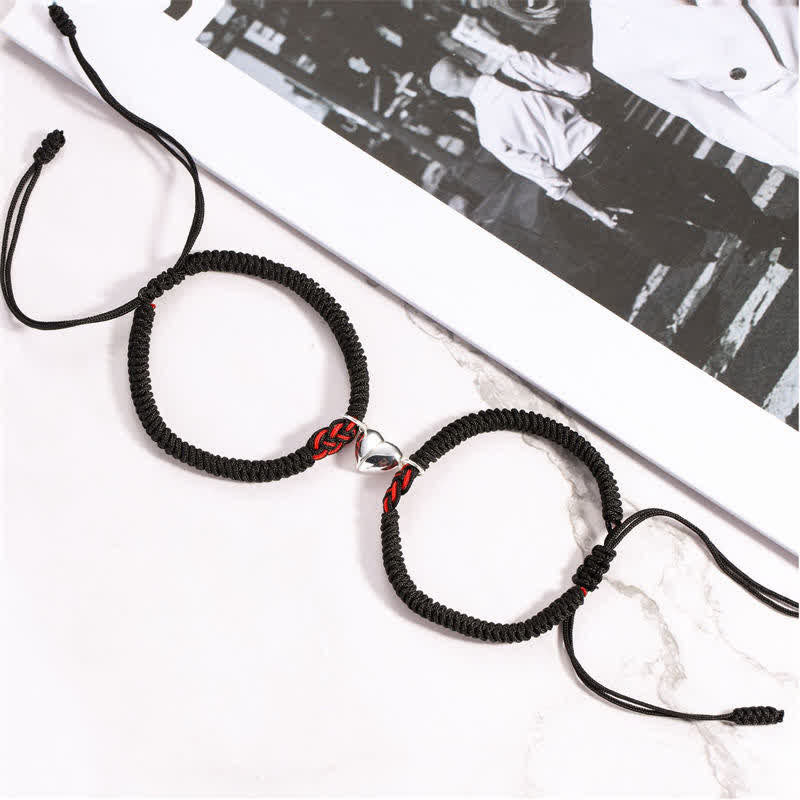 EverestArtstudios 2Pcs Tibetan Luck Chinese Knot Protection String Bracelet