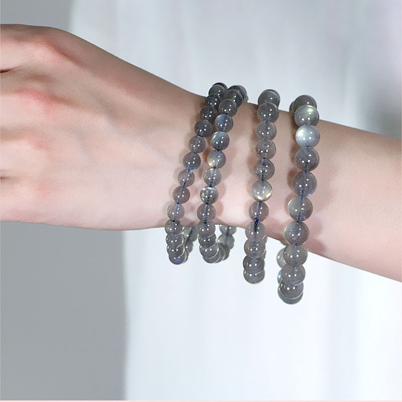 Buddha Stones Natural Moonstone Calm Positive Bracelet