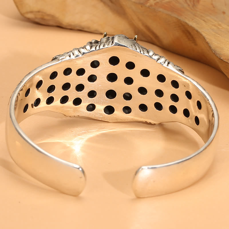 Buddha Stones Tibetan Garuda Bird Wisdom Protection Bracelet Bangle