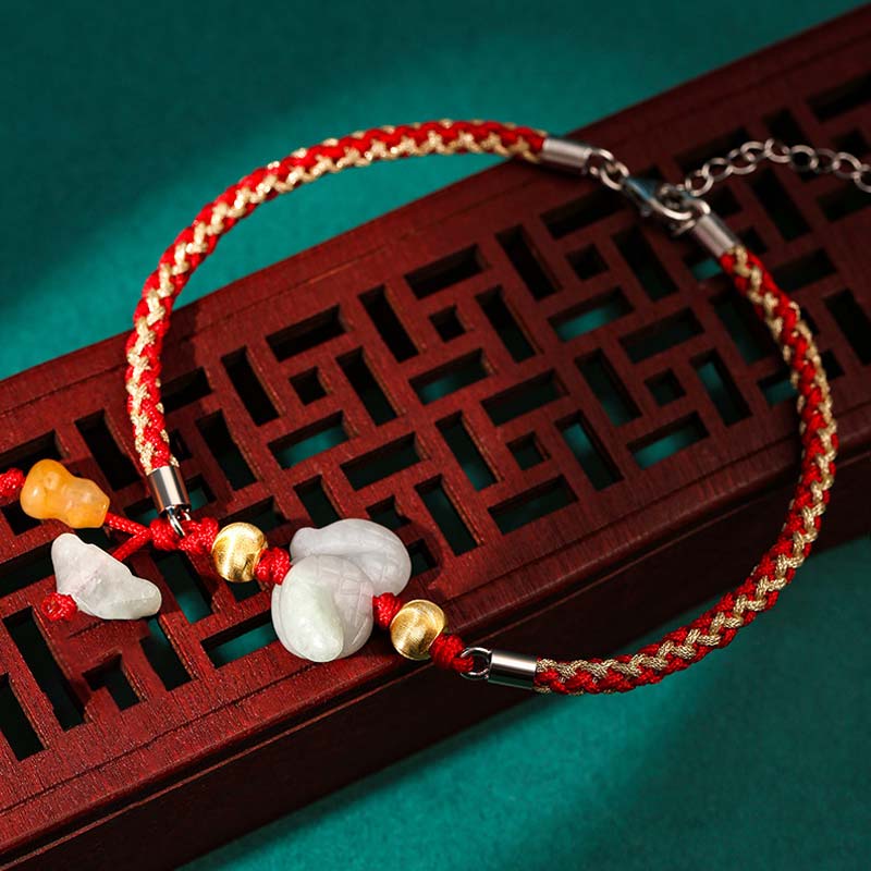 Pulsera tobillera jade zodiaco chino