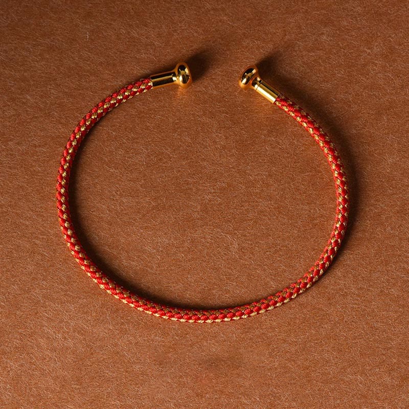 EverestArtstudios Simple Design Handmade Luck Braid String Cuff Bracelet