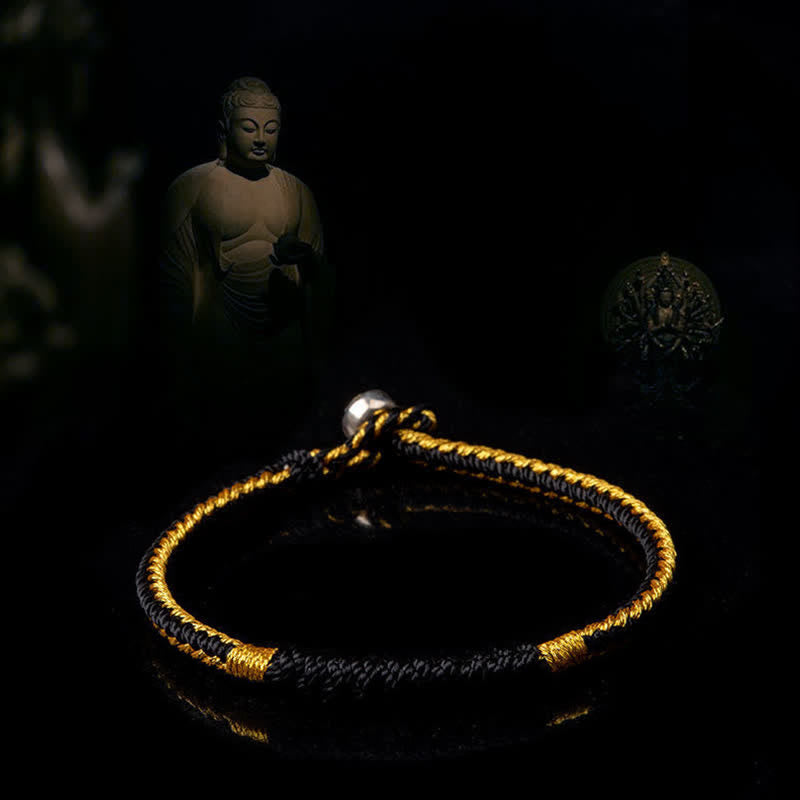 EverestArtstudios Tibetan Handmade Braid Luck String Protection Bracelet