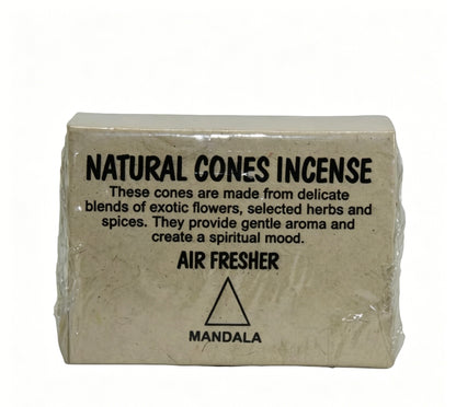 EverestArtStudios Natural Handmade Nepalese Cone Incense – Lotus Himalayan Incense Cones with Ceramic Holder, Meditation & Yoga Aromatherapy, Sandalwood, Night Queen & Floral Scents