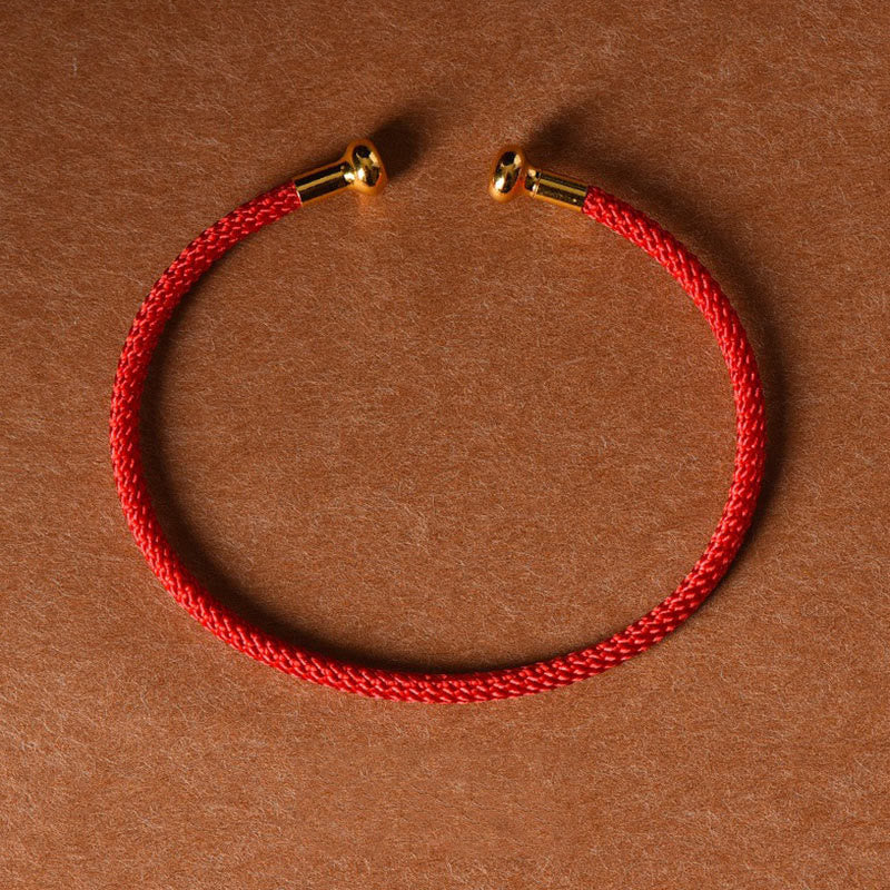 EverestArtstudios Simple Design Handmade Luck Braid String Cuff Bracelet